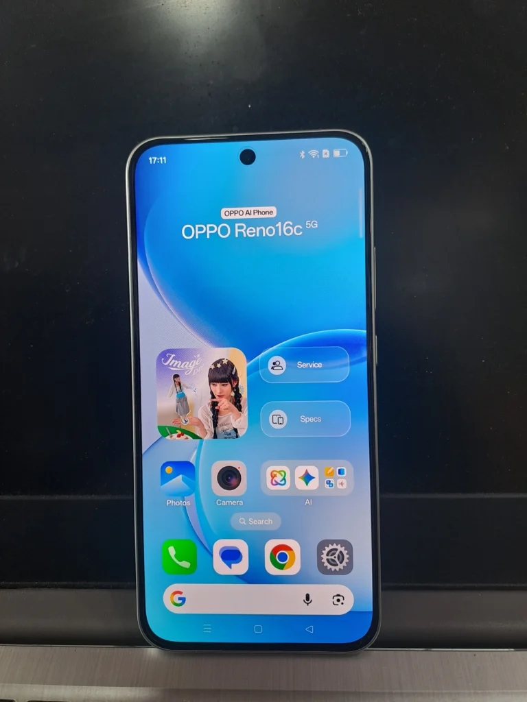 Oppo Reno 16c Front look