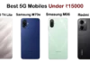 Best 5G Mobiles Under ₹15000 in India (2026): Price, Specs Best 5G Mobiles Under ₹15000