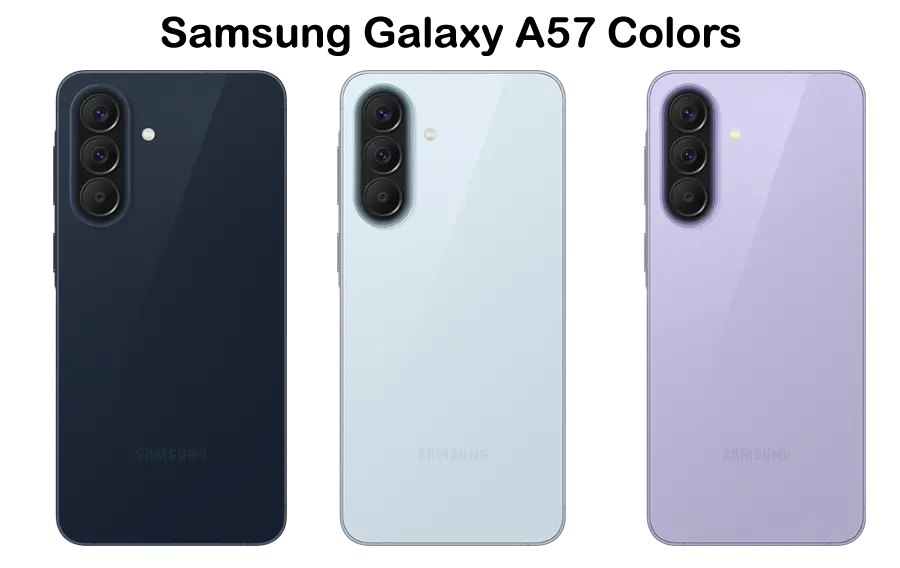 Samsung Galaxy A57 Colors