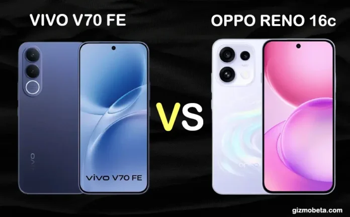 Vivo V70 FE vs OPPO Reno 16C