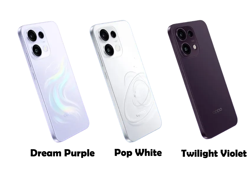 Oppo reno 16c Colors