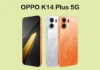OPPO K14 Plus 5G: 8000mAh Battery, 144Hz AMOLED Display and Dimensity 7360 MAX OPPO K14 PLUS
